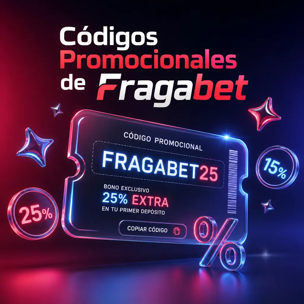 Códigos promocionales de Fragabet: bono de bienvenida automático, giros gratis y ofertas de Aviator vía Telegram en 2026.